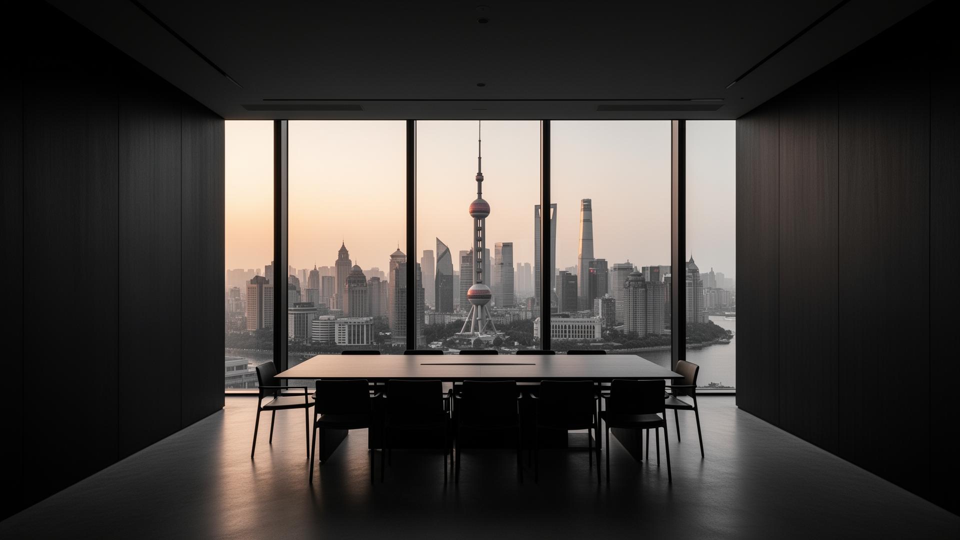 EGRE Shanghai office overlooking the Bund